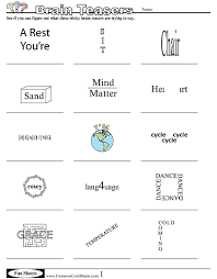 Fun Worksheets Fun Worksheets Brain Teasers For Kids Brain Teasers