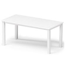 Each one of these tables strikes a sturdy silhouette that's sure to anchor your living room decor. Telescope Casual Marine Grade Polymer 21 X 42 Rectangular Coffee Table 5050