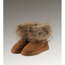 Modern Luxury Ugg Fox Fur Mini 5854 Boots For Girls On New Style Uggs Chestnut Boots Womens Ugg Boots A front zip closure helps keeps the elements out, while a wraparound buckle detail offers intrigue and allows. pinterest