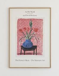 David hockney, britische graphische scene 'the hypnotist' 1963, 1963. David Hockney Poster 1985 In 2020 Art Exhibition Posters David Hockney Musician Art