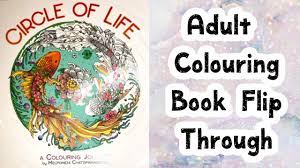 These are complimentary whimsical, hand drawn coloring page/book designs created by madart more designs coming soon! Circle Of Life Adult Colouring Book By Melpomeni Chatzipanagiotou Flip Through Youtube