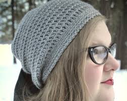 Ready to Ship Rainbow Crochet Slouchy Beanie, Rainbow Slouch Beanie,  Unisex, Colorful Slouchy Hat, Queer Slouch Hat, LGBT Pride, LGBTQIA