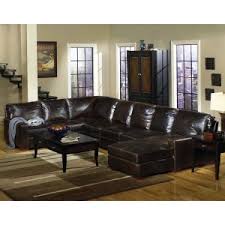 3 Piece Dark Tobacco Leather Sectional Leather Sectional Sofas Leather Sectional Brown Living Room