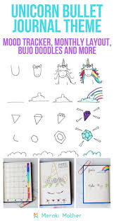 Unicorn Bullet Journal Theme Meraki Mother Bullet Journal Themes Journal Themes Bullet Journal For Beginners