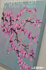 Paint your own cherry blossom tree painting with acrylics on canvas. Pin By Jennifer Klimpel On For The Home Cherry Blossom Painting Cherry Blossom Wall Art Tree Painting