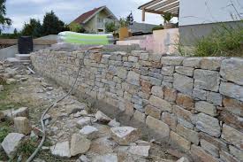 Unsere Natursteinmauer Entsteht Forum Auf Energiesparhaus At Natursteinmauer Steinmauer Garten Natursteine Garten