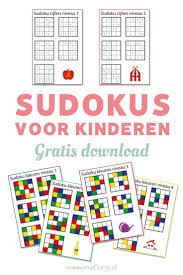 Sudoku S Voor Kinderen Gratis Download In 2020 Voor Kinderen Lesgeven Aan Kinderen Ochtendroutine Kinderen