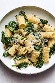 Pasta With Garlicky Spinach And Buttered Pistachios Recipe Recipe Nyt Cooking Pistachio Recipes Recipes