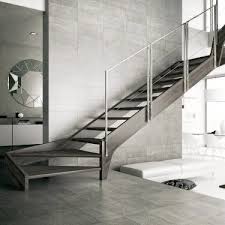 Escalier bois 2 quart tournant. Fulmar Escalier 2 4 Tournant Avec Limon Et Marches En Bois