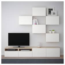 Besta Tv Meubel Combi Wit Gelazuurd Eikeneffect Vassviken Wit Ikea Wohnzimmer Tv Wand Ideen Tv Mobel Wohnzimmer Umgestalten