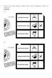 We did not find results for: Undi18 Manaundikami Ø¹Ù„Ù‰ ØªÙˆÙŠØªØ± Kertas Undi Yg Ditolak 1 Tiada Cop Atau Tanda Tangan Ketua Tempat Mengundi 2 Tanda Yang Lebih Dari Satu Calon 3 Sebarang Tanda Yg Membolehkan Pengundi Dikenalpasti