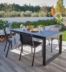 Table De Jardin Aluminium Avec Rallonge En Solde In 2020 Outdoor Furniture Sets Outdoor Furniture Outdoor Decor