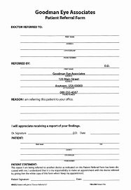 Doctor Referral Form Template Awesome Medical Referral Form Templates Free Printable Certificate Templates How To Make Brochure Cv Template Word