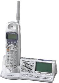 Panasonic Kx Tga273s Cordless Handset With Am Fm Alarm Clock 2 4 Ghz Frequency Hopping Digital Spread