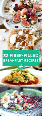 19 Fiber Filled Breakfast Recipes High Fiber Breakfast High Fiber Foods Quick Breakfast