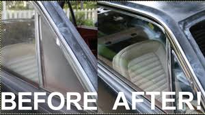No matter how hard you try, residue seems to build up in the corners of the glass, and it can be very difficult to get to that. How To Clean Car Window Glass Cheap And Easy Youtube