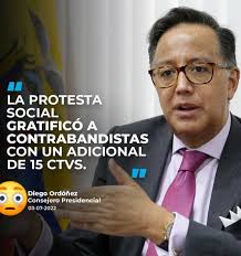 Será??? 🤔🤔🤔☹ El asesor de Guillermo Lasso vinculó la captura de un  cargamento de combustible, presuntamente para el contrabando, con el paro  de 18 días » https://bit.ly/3AoPPht