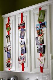 как украсить группу в детском саду к новому году Ribbon Christmas Card Holders Christmas Card Display Creative Christmas Christmas Card Holders