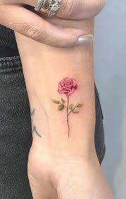 Pin By Ana A Ti No Te Lo Digo On Body Art In 2020 Rose Tattoos On Wrist Pink Rose Tattoos Small Rose Tattoo