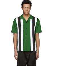 Black And White Striped Shorts Outfit Men Mens Striped Shirt Green White Black Striped Short Sleeve Shirt Striped Shirt Men
