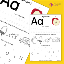 Tracing letters a to h and coloring pictures worksheets free printable tracing alphabet letters a to h worksheets for pre k children, preschoolers, and kindergarten kids. Teacher Tips New Alphabet Aa Worksheet 1 Click The Link Below For A Free Pdf Https Www Teachertips Net Product Page Alphabet Aa Worksheet 1 Facebook