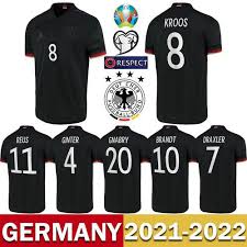 Adidas kids dfb away shirt 2021. Airyclub Soccer Fan Jersey Reus Germany 2020 2021 German National Team Away Jersey Brandt