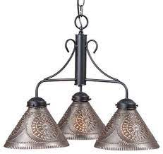 It comes in a range of finishes and is loaded with. Rustic Iron With Kettle Black Punched Tin Shades Island Bar Light Farmhouse Kitchen Island Lighting By Saving Shepherd Houzz