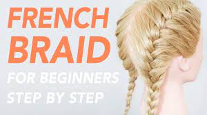 Check spelling or type a new query. How To French Braid Step By Step For Beginners 1 Of 2 Ways To Add Hair To The Braid Part 1 Cc Youtube