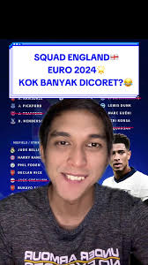 Final Squad Inggris Euro 2024: Banyak Pemain Dicoret!