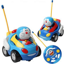 Baby Boys Girl Doraemon Remote Control Electric Toys Car Kids Rc Car High Speed Cute Cat Cartoon Musical Light Child Car Toy Trong 2020