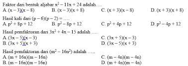 Didalamnya masih menerapkan kurikulim 2013 dan hanya berbeda dari segi tahun revisi saja. Kumpulan Soal Matematika Smp Kelas 8 Semester Ganjil Didno76 Com