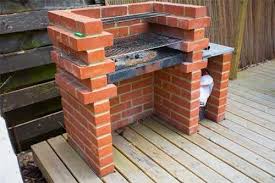 Double Grill Side Table Brick Bbq Brick Built Bbq Diy Bbq