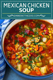 Cook the mixture for about 5 minutes more, until the vegetables soften slightly. Mexican Chicken Soup Dinner At The Zoo