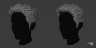 3d Hair Style For Man V01 3d Model Mens Hairstyles 3d Model Hair Styles