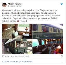 Maybe you would like to learn more about one of these? Percutian Mewah Dan Klasik Hanya Dengan Menaiki Keretapi Ke Bangkok Free Malaysia Today Fmt
