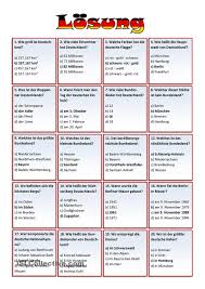 Deutschland Quiz Arbeitsblatt Kostenlose Daf Arbeitsblatter Deutschland Quiz Quiz Deutsch