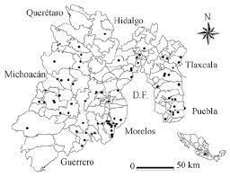 Mapa De Las Localidades De Recoleca De Hesperioidea Y Papilionoidea En Download Scientific Diagram