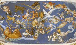 Le Plafond De La Salle De La Mappemonde Palais Farnese Caprarola Italie Art Renaissance Paintings Detailed Paintings