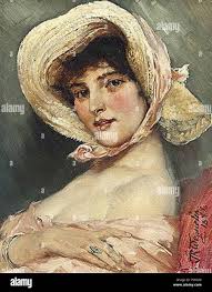 352 John Reinhard Weguelin–Vanity Fair (1888 Stock Photo