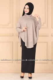 Triko Panco Tunik 1433kl398 Vizon Moda Selvim Tunik Musluman Modasi Basortusu Modasi