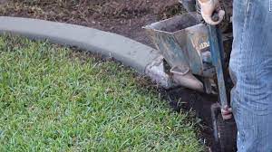 Maybe you would like to learn more about one of these? Installation Of Cement Landscape Edging Curbing Awesome Machine Youtube