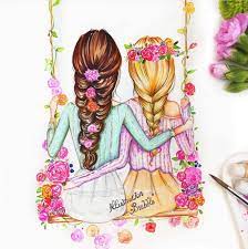 Kawaii dragon volwassene kinderen kleurplaat schattige etsy for. Kleurplaat Bff Google Zoeken Meiden Tekeningen Haar Tekening Bff