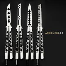 Boker balisong plus large g10 butterfly knife. Butterfly Knife Practice Butterfly Folding Knife Shake Knife Fancy Comb Unblade All Steel Children S Toy Training Knife