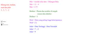 Cari julat, julat antara kuartil dan varians bagi satu set data 4, 6, 7, 9, 12, 14. Mencari Min Median Mod Dan Julat Geogebra
