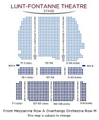 Seating Chart For Lunt Fontanne Theatre 2019