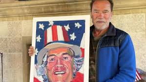 Bush framed prints from our community of independent artists and iconic brands. Arnold Schwarzenegger Gets A Portrait Of Himself Painted By Former President George W Bush Daily Soap Dish