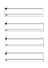 Dabei eignen sich die einzeiligen blätter für instrumente wie gitarre oder flöte, die zweizeiligen für klavier (piano). 9 Claudia Ideen Noten Musik Gitarre Notenpapier