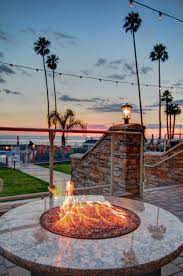 Enjoy A Beautiful Sunset Beside The Firepits At The Seacrest Oceanfront Hotel Pismo Beach Oceanfront San Luis Obispo County
