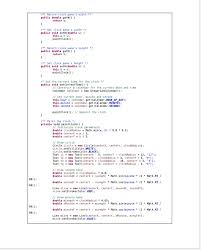 Solved Java Ha14 0 The Detailed Clockpane Class The Foll Chegg Com