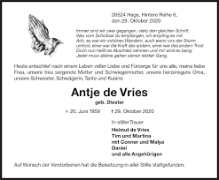 The attack led to broad condemnation in the country, where drug related crime. Traueranzeigen Von Antje De Vries Ok Trauer De
